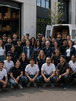 Verteilservice Plus bei der Arbeit